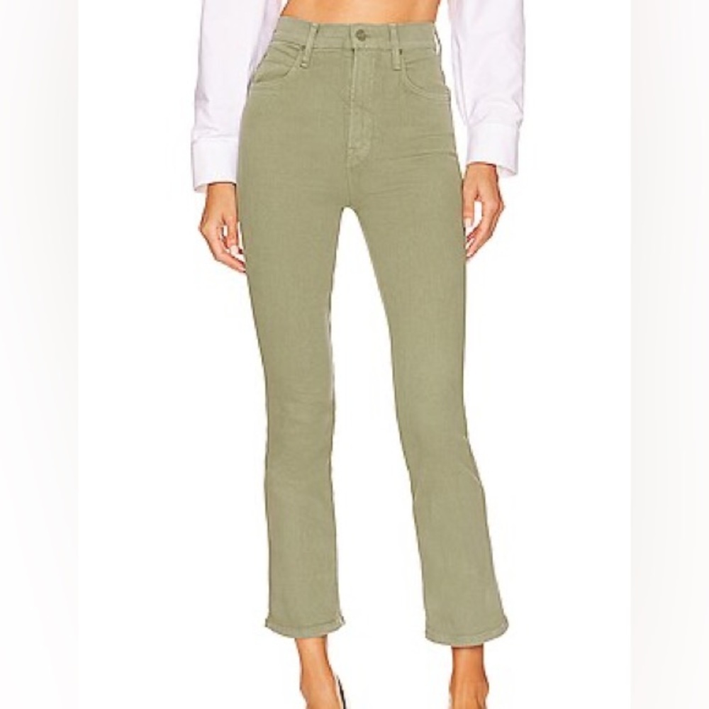 Mother Women’s High Waisted Smokin’ Double Ankle Denim Jeans - Picture 8 of 8